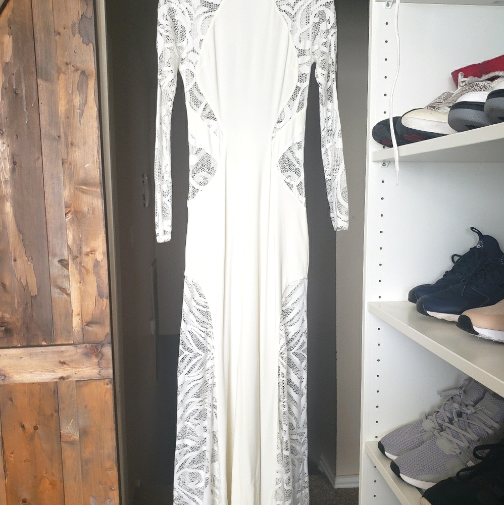 Bebe White Gown